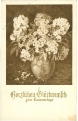 namenstag, blumenstrauß