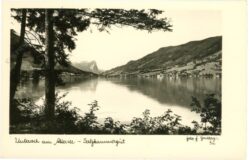 unterach am attersee, ortsansicht
