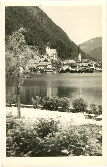 hallstatt, ortsansicht