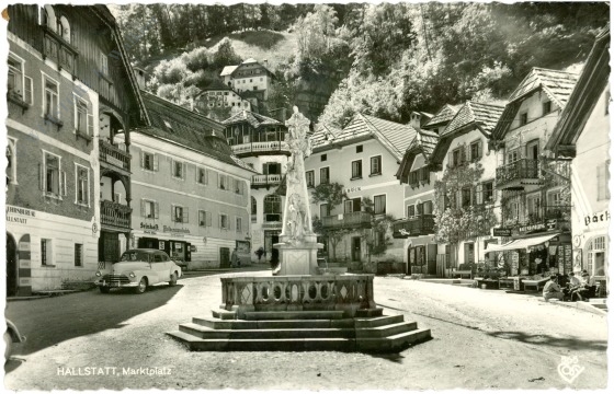 hallstatt, marktplatz hallstatt, marktplatz