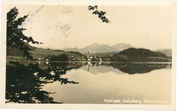 mattsee, ortsansicht