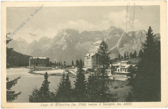 lago di misurina, verso il sorapis