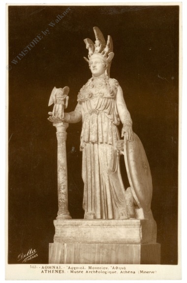 athen, museum, minerva