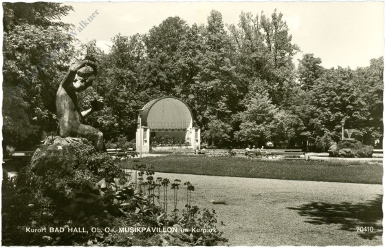 bad hall, musikpavillon im kurpark