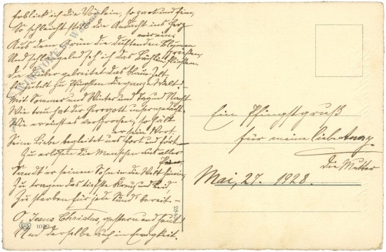 pfingsten, flusslandschaft mit birken