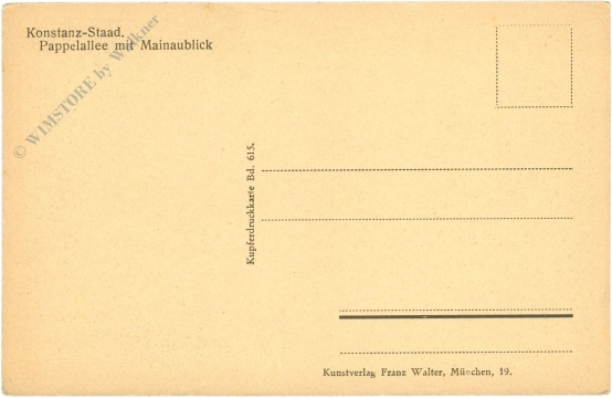 konstanz, staad, pappelallee mit mainaublick