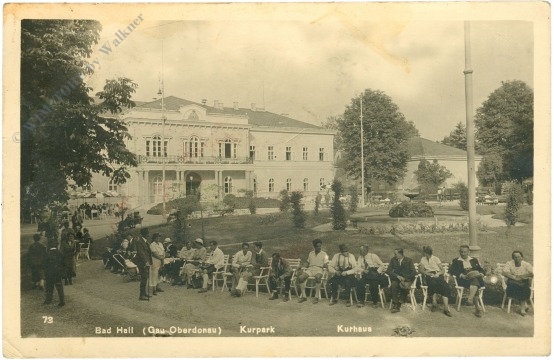bad hall, kurpark, kurhaus