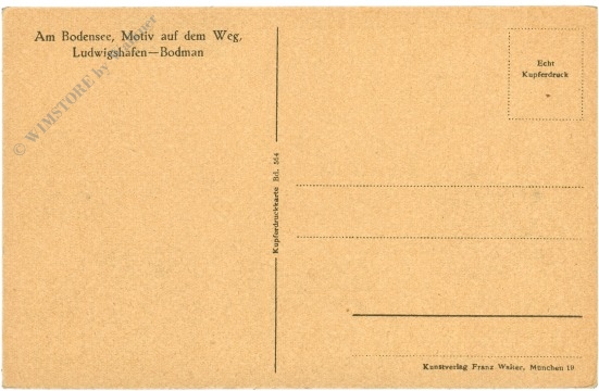 ludwigshafen bodman, am bodensee, motiv auf dem weg