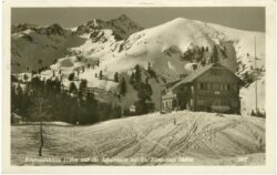 hohentauern, edelrautehütte auf der scheiblalm mit gr. bösenstein
