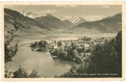 zell am see, gegen die hohen tauern