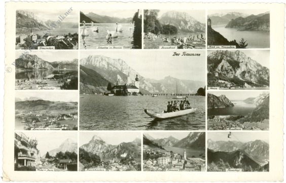 traunsee, multiansicht