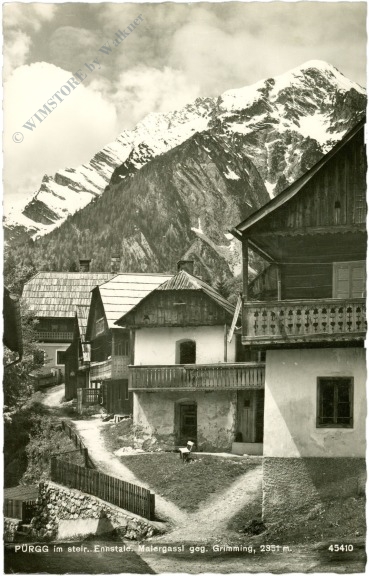 pürgg, malergassl gegen grimming