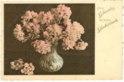 geburtstag, blumenvase