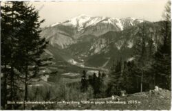 kreuzberg, blick vom schneebergbankerl gegen schneeberg