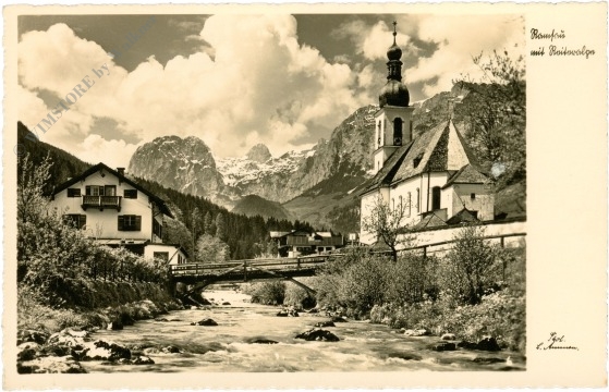 ramsau, ortsansicht ramsau, ortsansicht