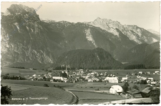 abtenau, gegen das tennengebirge