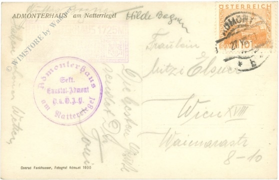 weng im gesäuse, admonterhaus am natterriegel