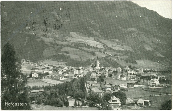 bad hofgastein, ortsansicht