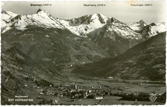 bad hofgastein, ortsansicht