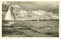 nordseebad cuxhaven, auf der reede vor cuxhaven