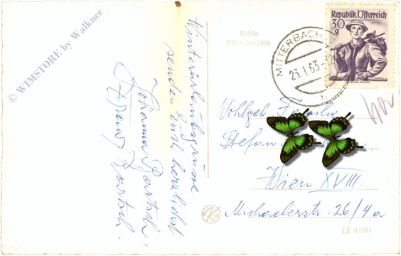 mariazell, multiansicht im winter