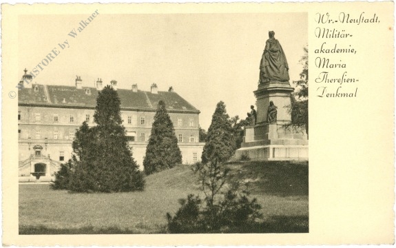 wiener neustadt, militärakademie, maria theresien denkmal wiener neustadt, militärakademie, maria theresien denkmal