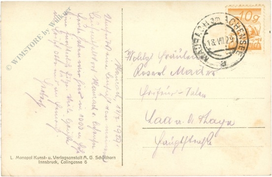 maurach, blick auf achensee