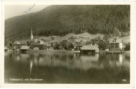 techendorf am weißensee, ortsansicht techendorf am weißensee, ortsansicht
