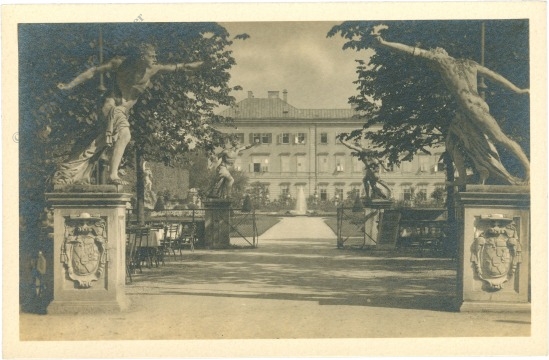 salzburg, schloss mirabell, mirabellgarten eingang