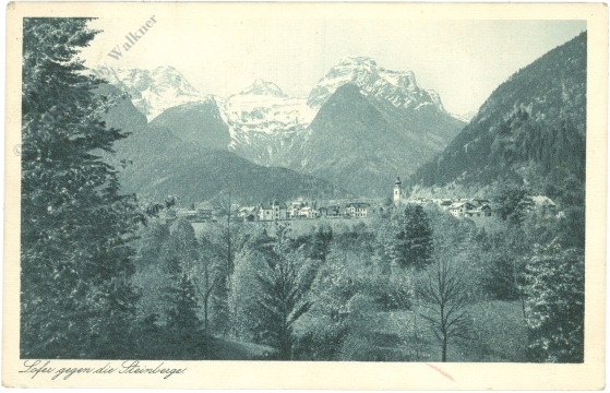 lofer, gegen die steinberge