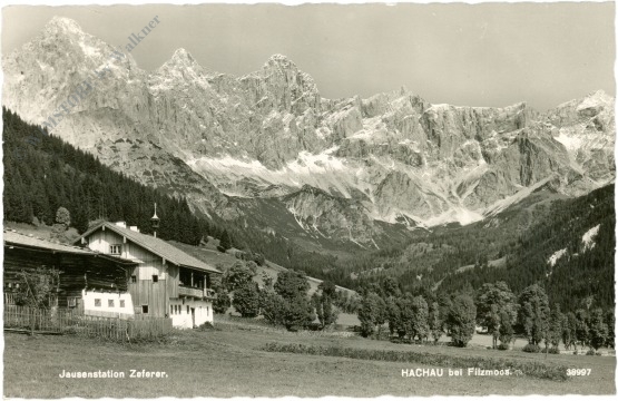 hachau, bei filzmoos, jausenstation zeferer