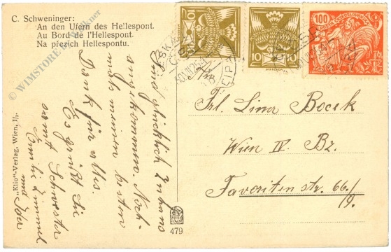 schweninger, c.: an den ufern des hellespont