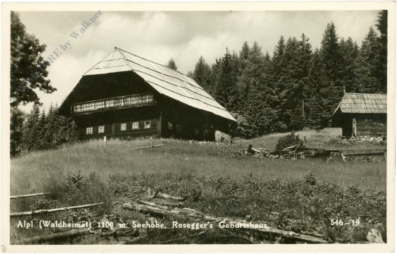 alpl, rosegger's geburtshaus alpl, rosegger's geburtshaus