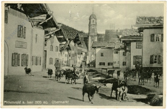 mittenwald a. isar, obermarkt mittenwald a. isar, obermarkt