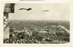 graz, graf zeppelin fahrt über graz am 12.7.1931