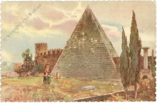 rom, pyramide