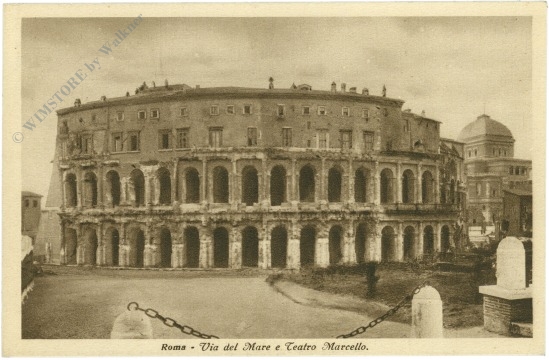 rom, via del mare e teatro marcello