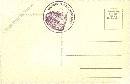 rosenburg am kamp, burg