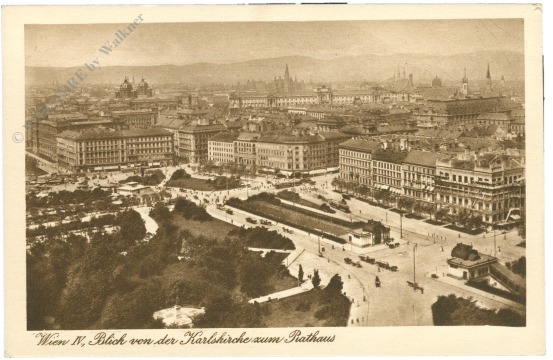wien 4, blick von der karlskirche zum rathaus wien 4, blick von der karlskirche zum rathaus