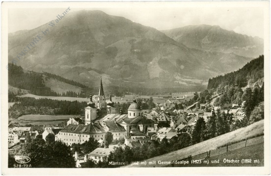 mariazell, mit gemeindealpe und Ötscher mariazell, mit gemeindealpe und Ötscher