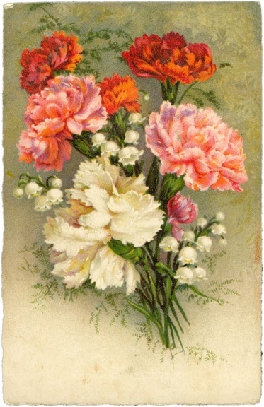 blumenstrauß mit nelken
