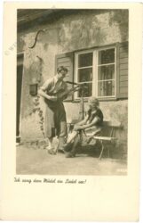 ich sang dem mädel ein liedel vor!