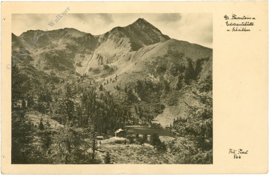 hohentauern, gr. bösenstein mit edelrautehütte und scheiblsee