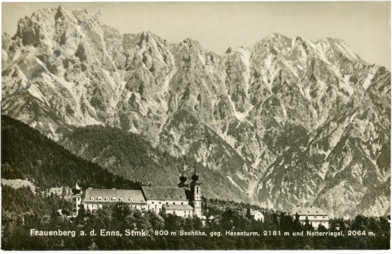 frauenberg an der enns, gegen hexenturm und natterriegel