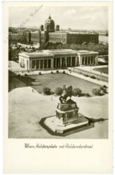 wien 1, heldenplatz mit heldendenkmal
