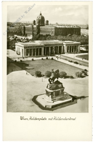 wien 1, heldenplatz mit heldendenkmal
