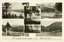 klopeinersee, multiansicht