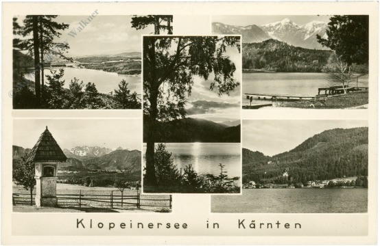 klopeinersee, multiansicht