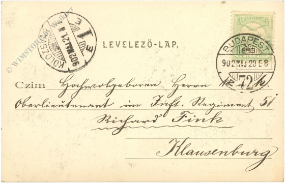 budapest, parthie des gisella platzes (palais haas)