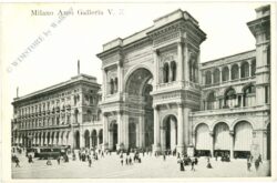 mailand, arco galleria v.